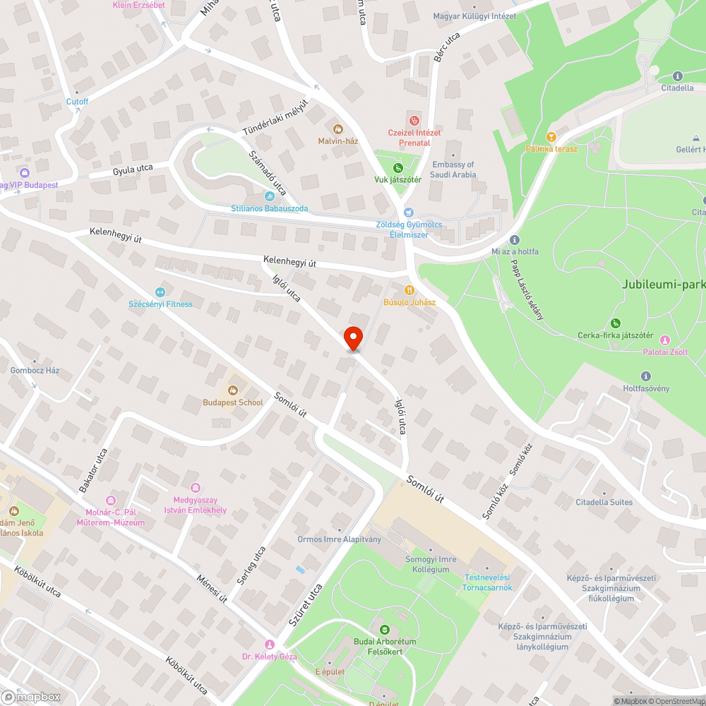 Megsüllyedt út bejelentés helye