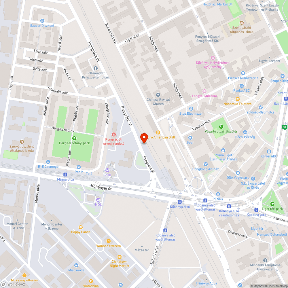 Kifeszített elválasztó vaskerités bejelentés helye