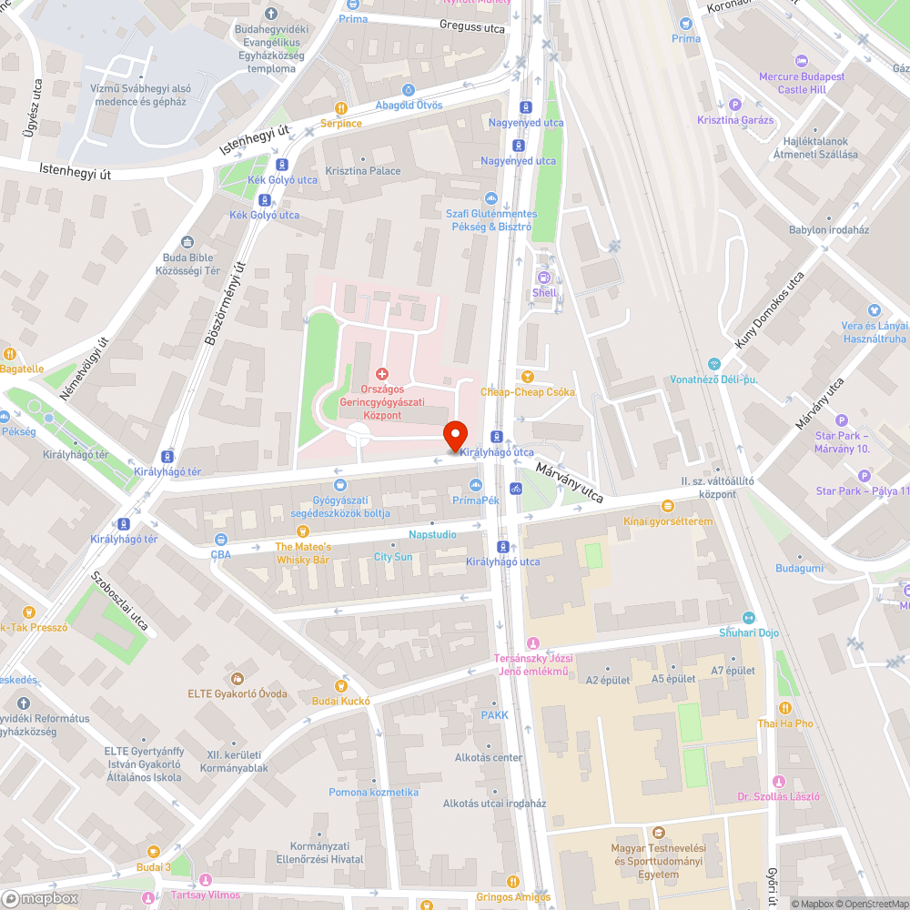 Üres fahely bejelentés helye