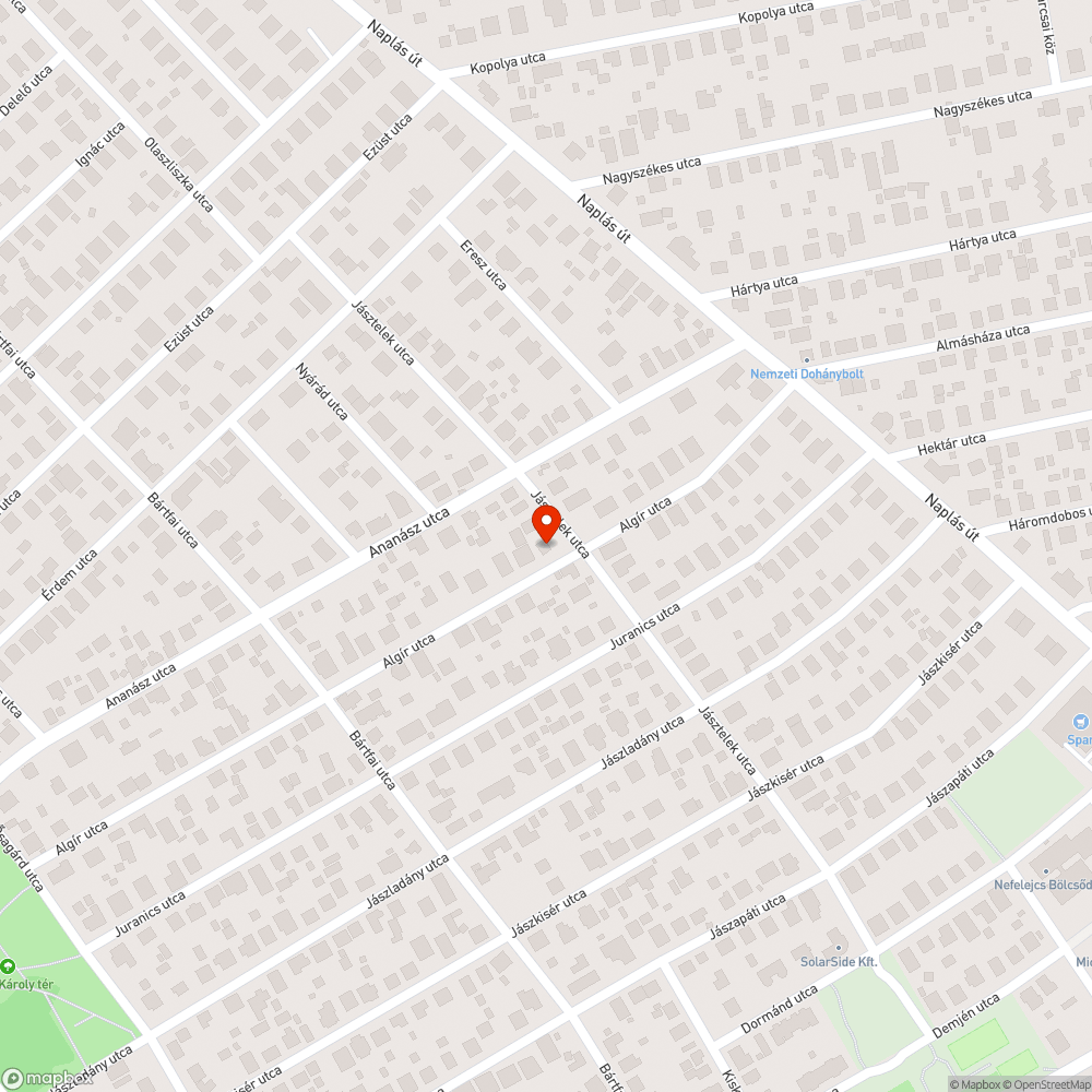 Izzócsere bejelentés helye