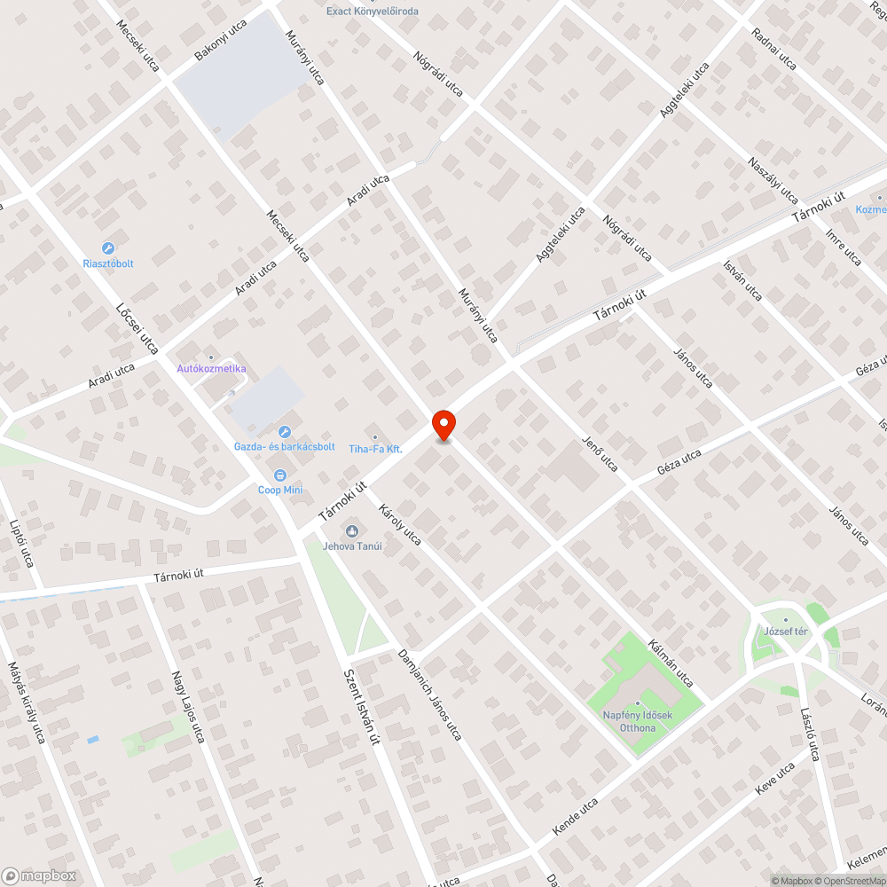 Kátyúk az úton bejelentés helye