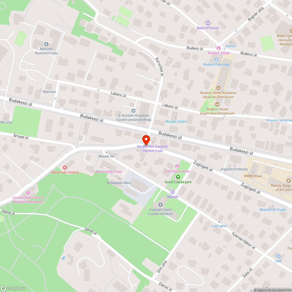 Gyalogátkelő kiépítése bejelentés helye