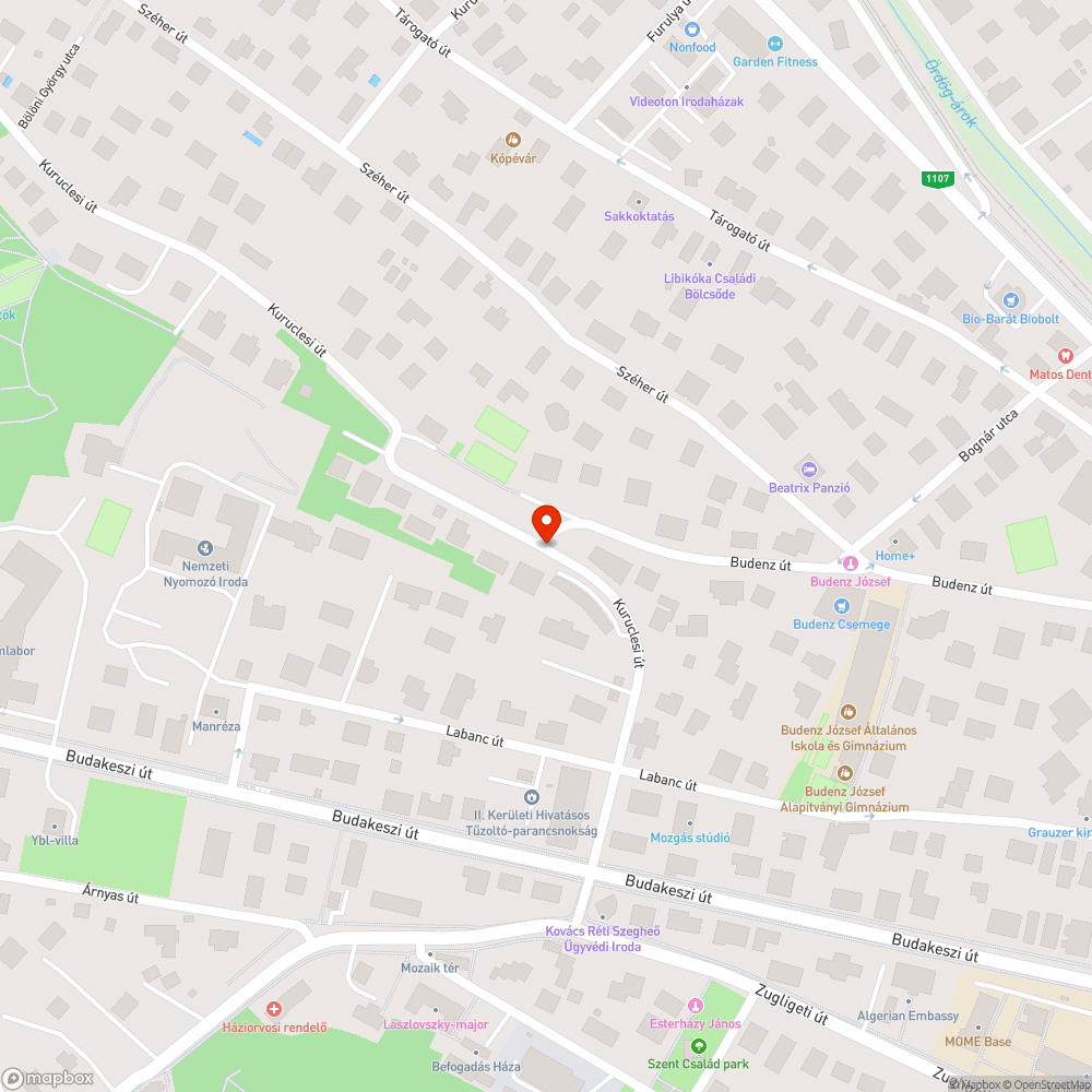 Védett út kijelölése útburkolati jelekkel bejelentés helye