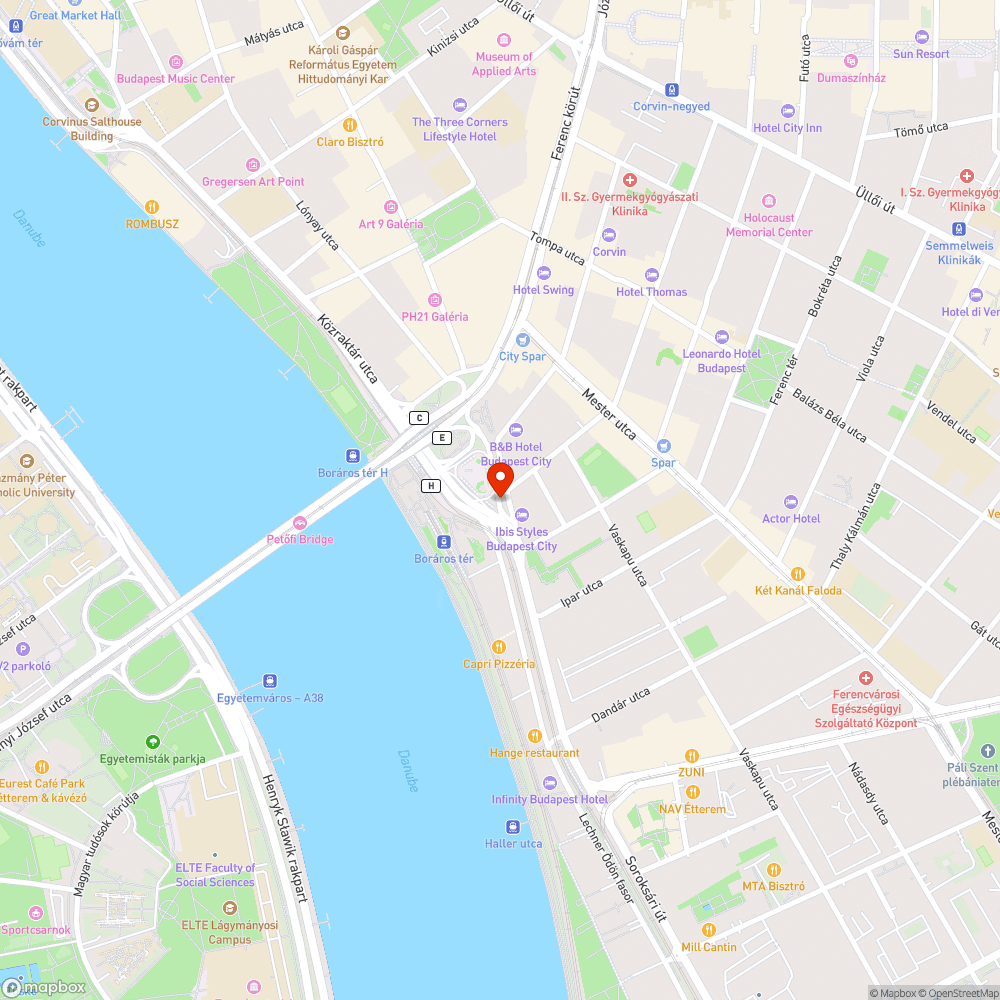 Kátyú bejelentés helye