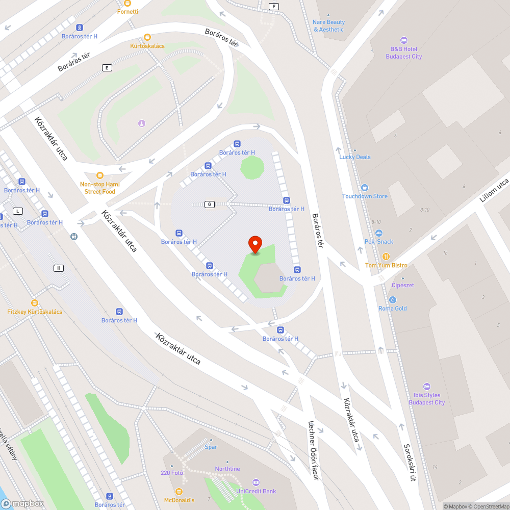 Veszélyes aknafedő bejelentés helye