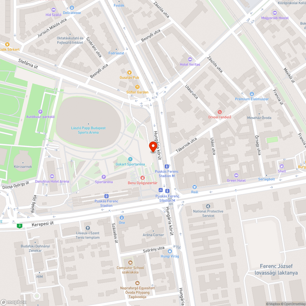 Üres fahely bejelentés helye