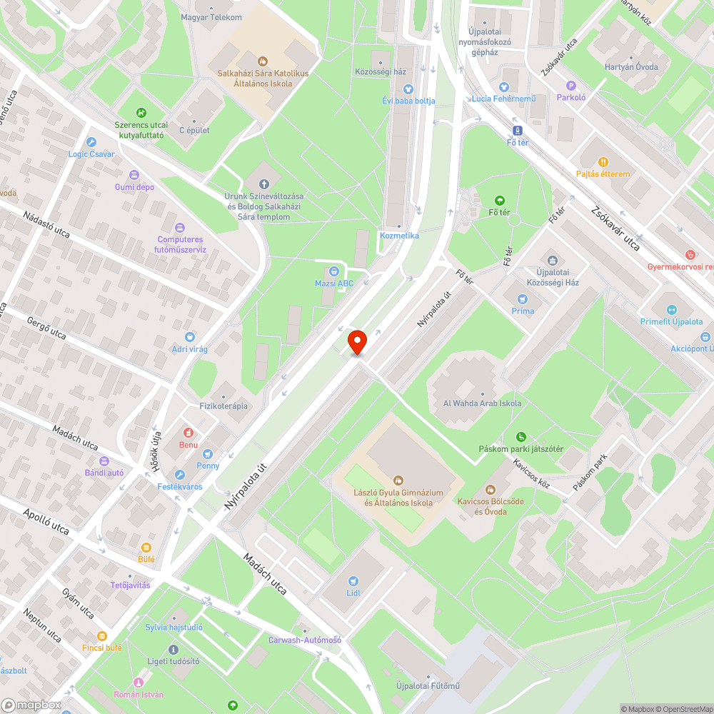 Nem működik a nyomógomb a zebránál bejelentés helye