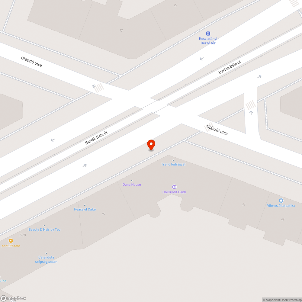 Graffitis távközlőszekrény 2. bejelentés helye