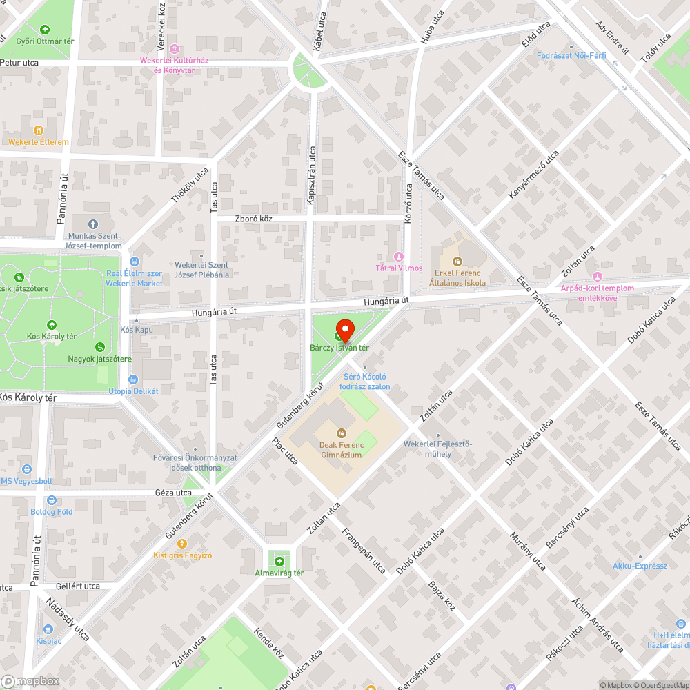 Hiányzó tábla bejelentés helye