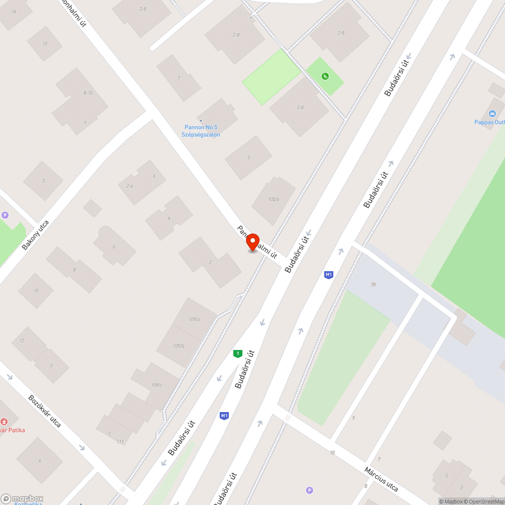 Pannonhalmi út KRESZ tábla oszlop bejelentés helye