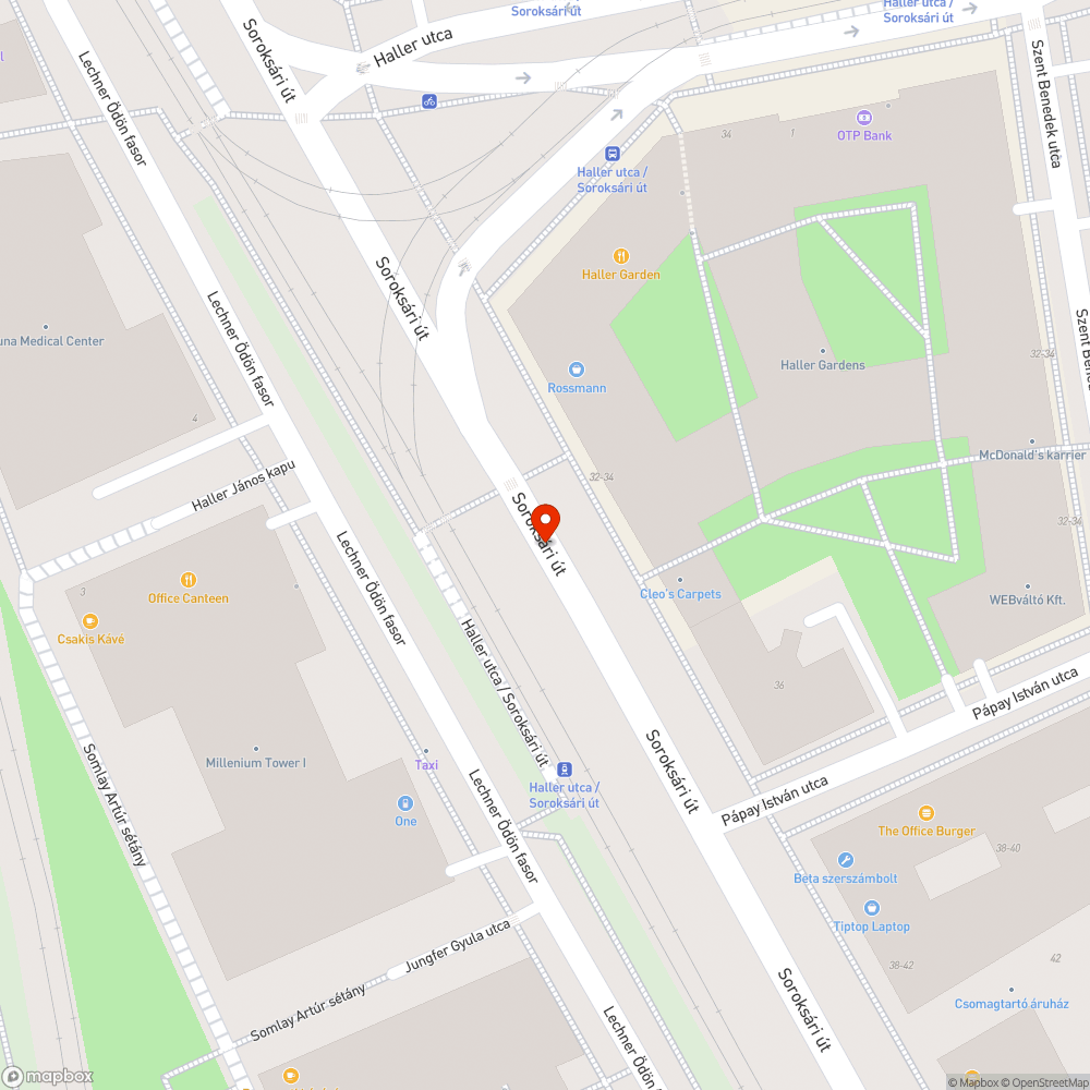 Úttest bemélyedése bejelentés helye