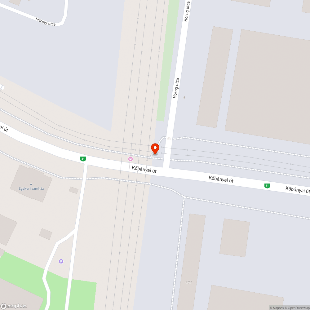 Hiányzó fényterelő bejelentés helye