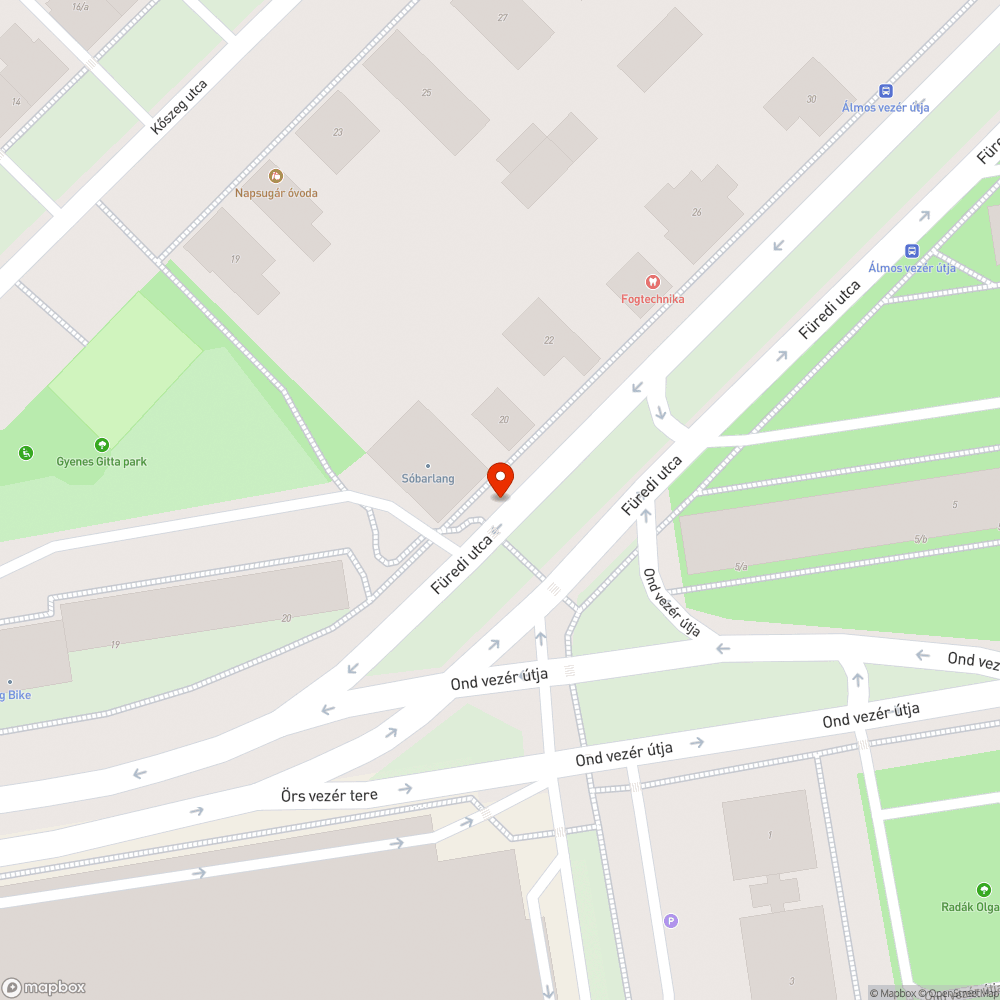 A gyalogosátkelőhely zöld jelzése nem világít. bejelentés helye