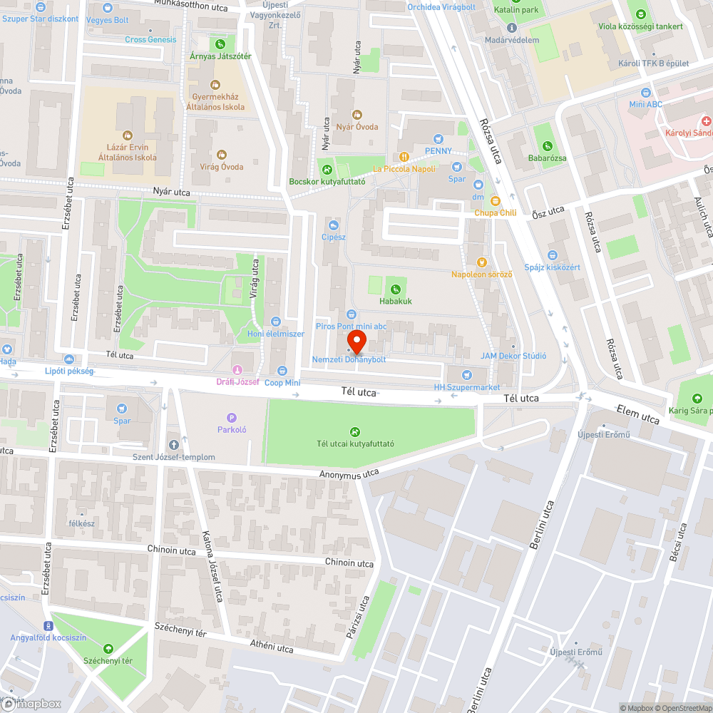 Elhagyott jarmű bejelentés helye