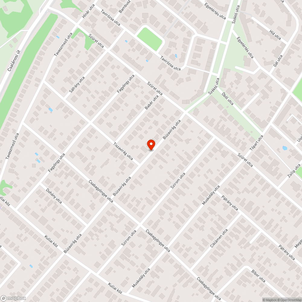 Kátyú az úton bejelentés helye