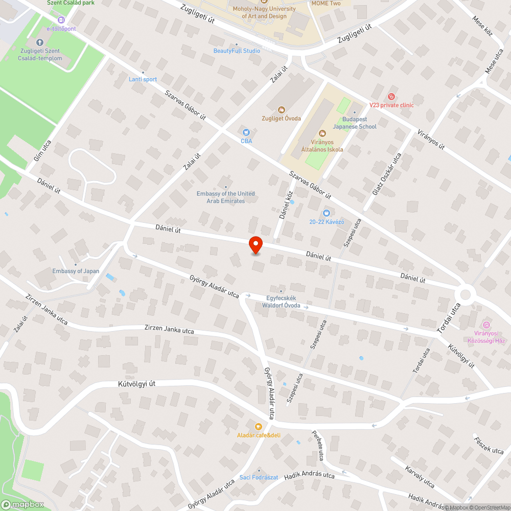 Kátyú bejelentés helye