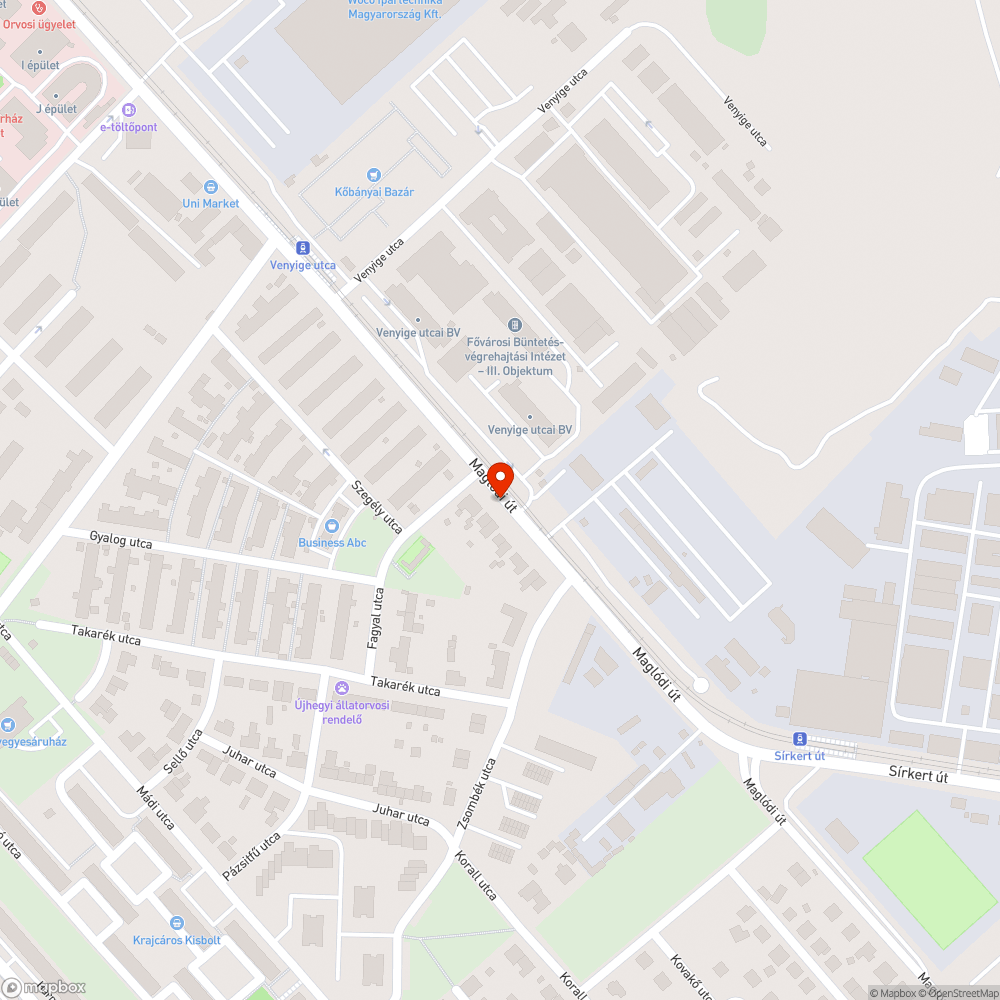 Balesetveszélyes aknafedél bejelentés helye