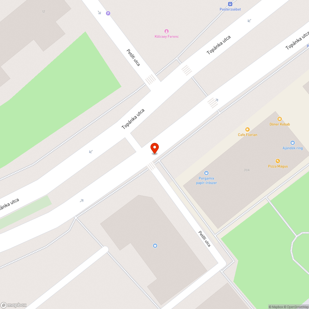 Sérült jelzőtáblaoszlop bejelentés helye