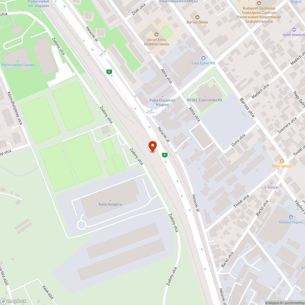 Rom+szemét bejelentés helye