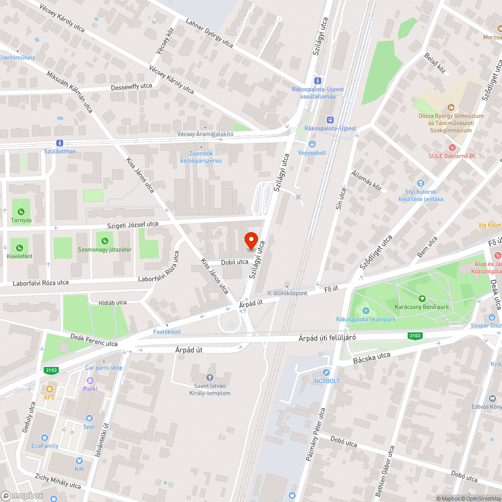 Védőfedél nélküli tűzcsap bejelentés helye