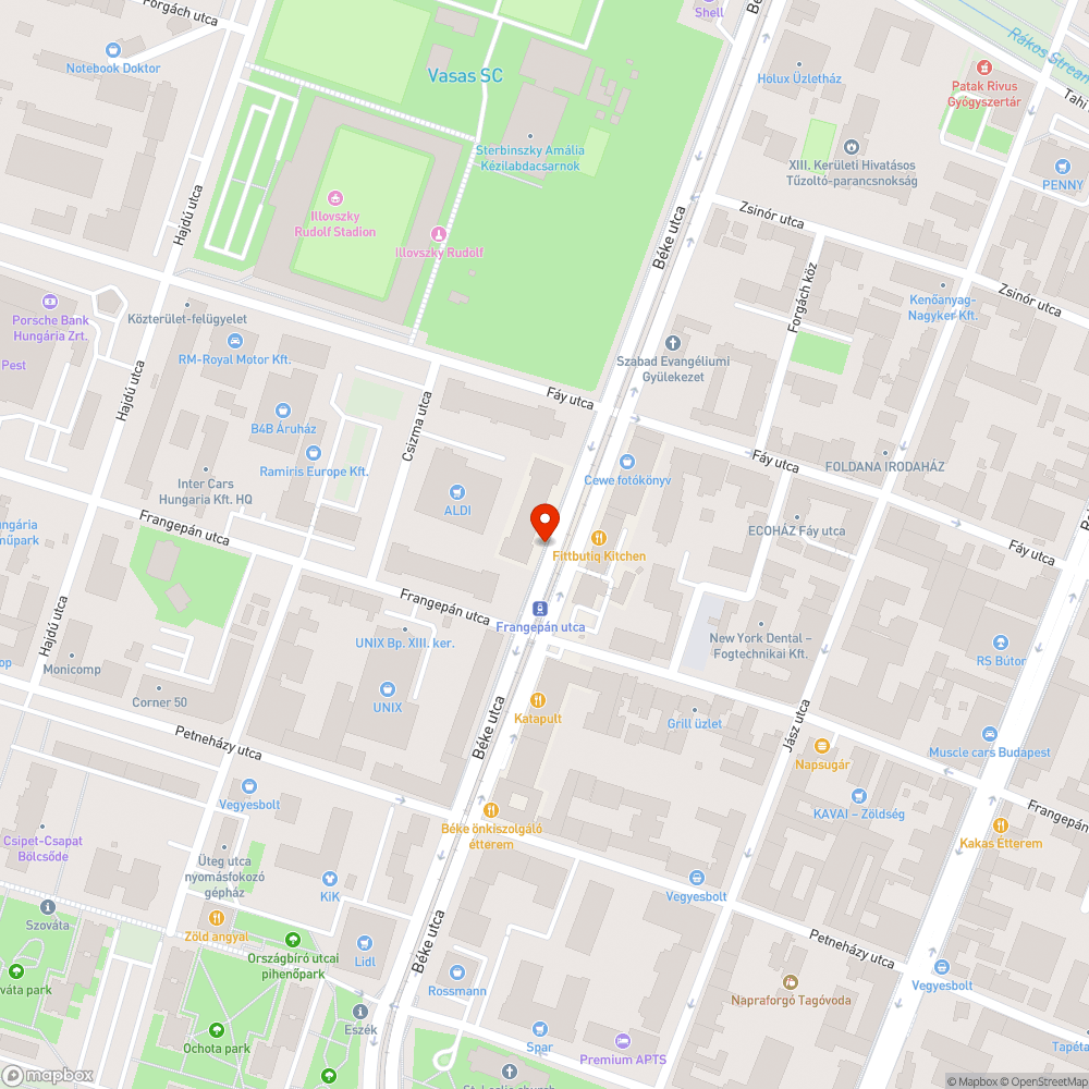 Hiányzó buszvárók bejelentés helye