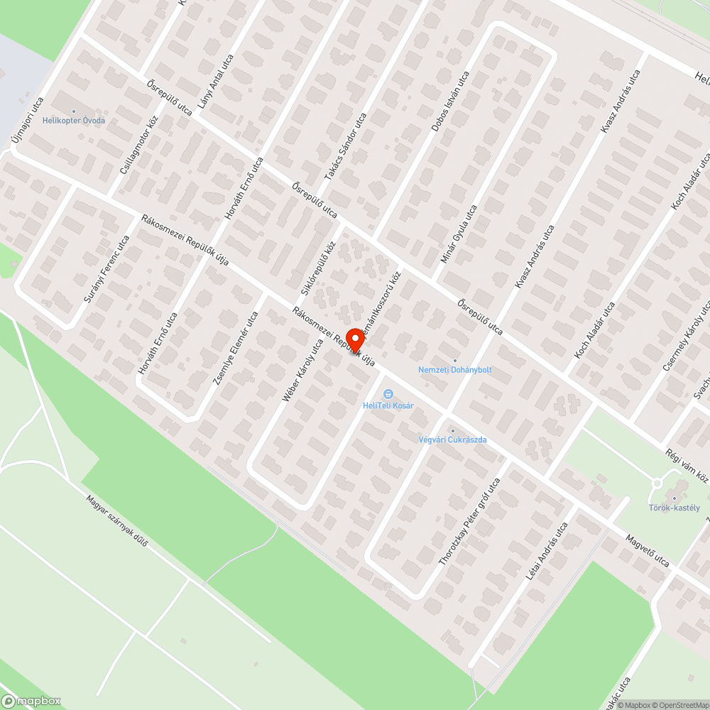 Kátyú bejelentés helye