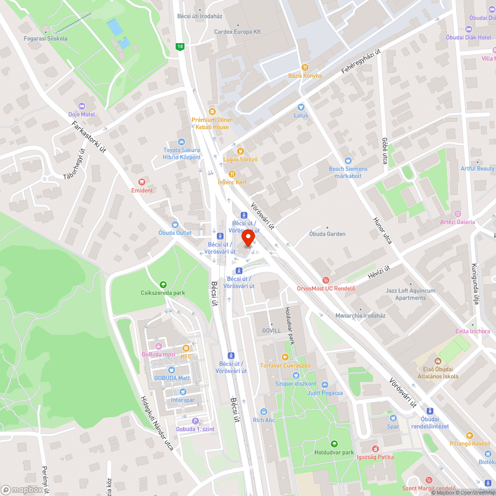 Eltűnt ivókút bejelentés helye