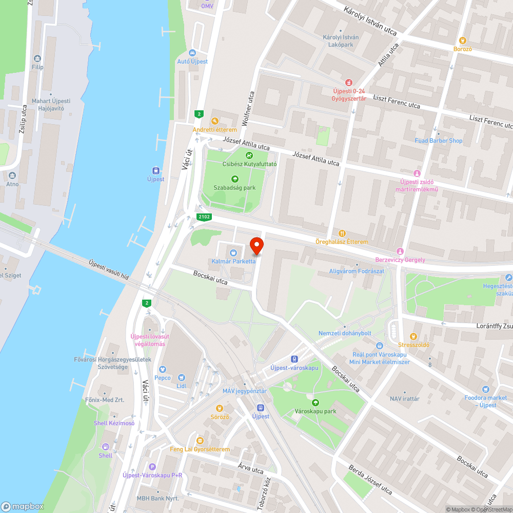 Elhagyott jármű bejelentés helye