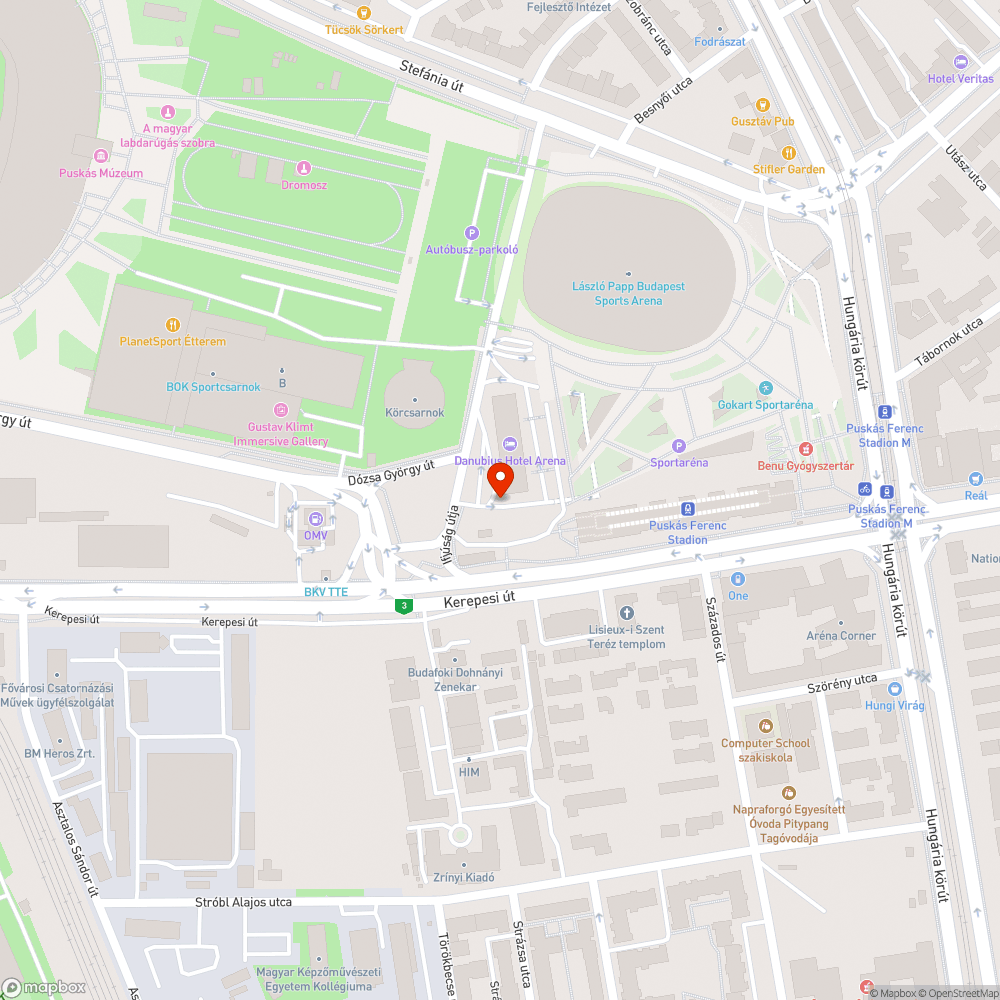 Balesetveszélyes lépcső bejelentés helye