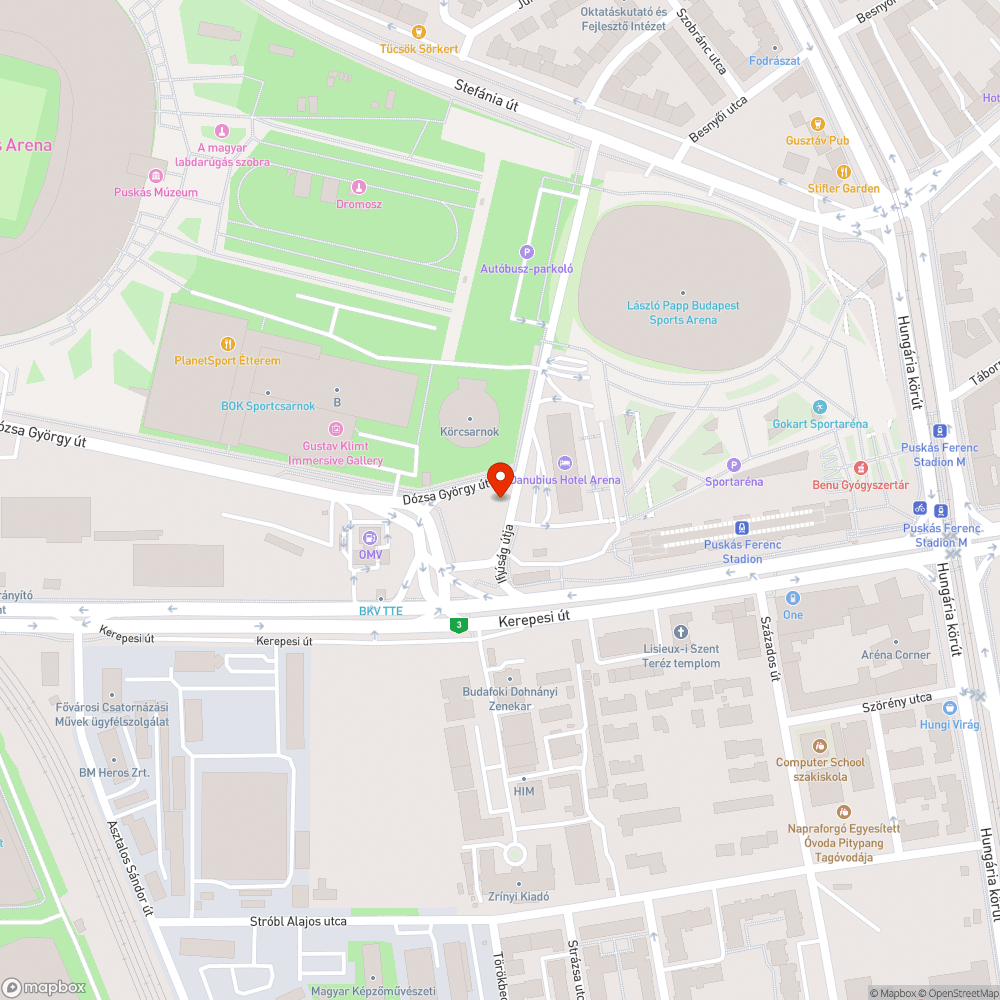 Beszakadt akna (középső szigeten) bejelentés helye