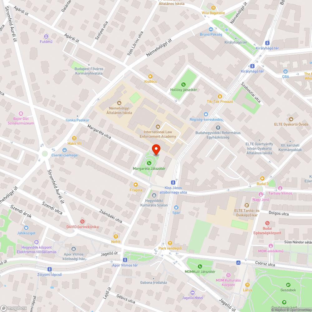 Margaréta focipálya ajtó hibás bejelentés helye