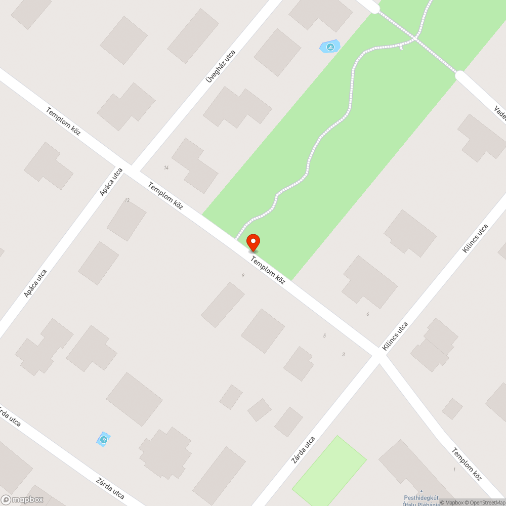 Tűzcsap csöpög bejelentés helye