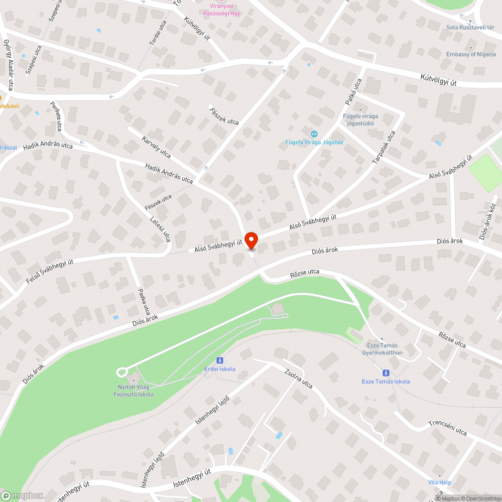 törött lépcső bejelentés helye