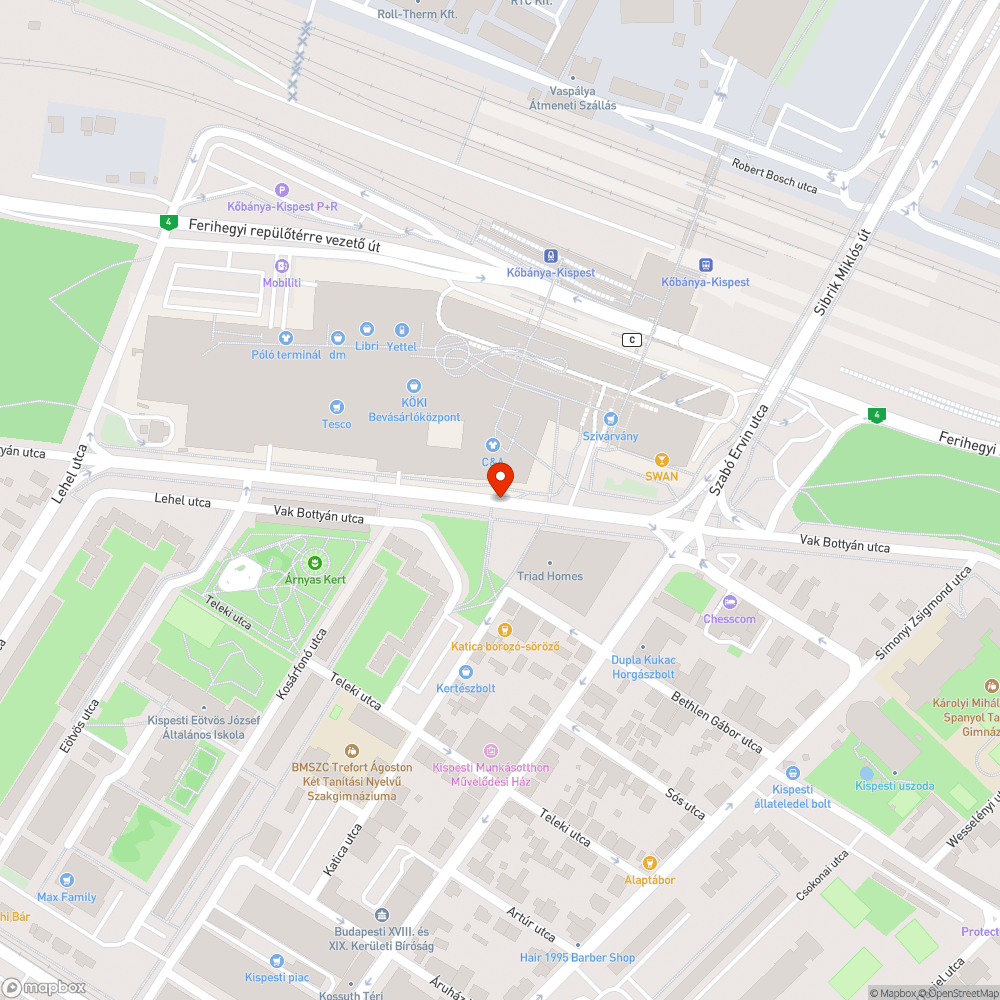 Állandó szabálytalan megállás bejelentés helye