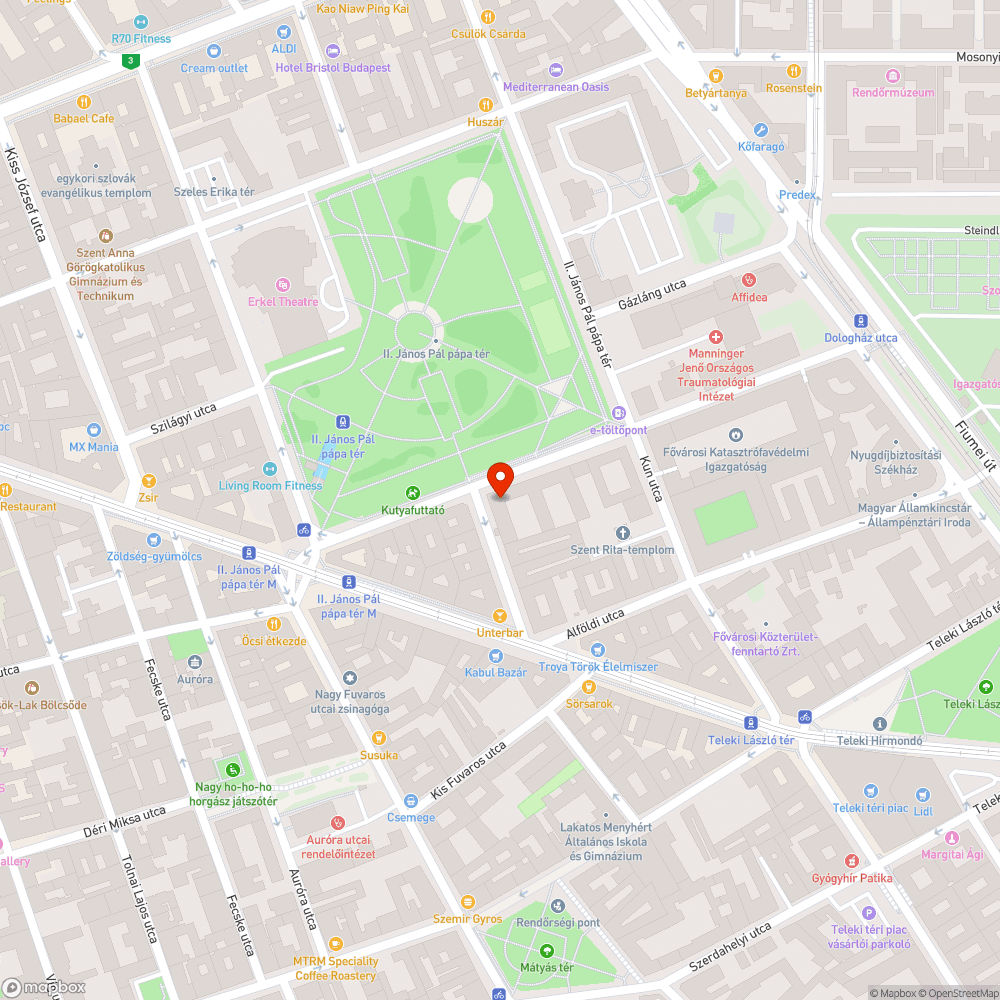 Kidőlt korlát bejelentés helye