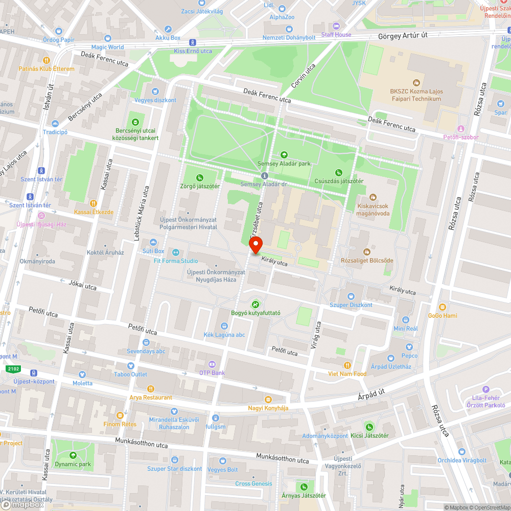 Szivárgó tűzcsap bejelentés helye