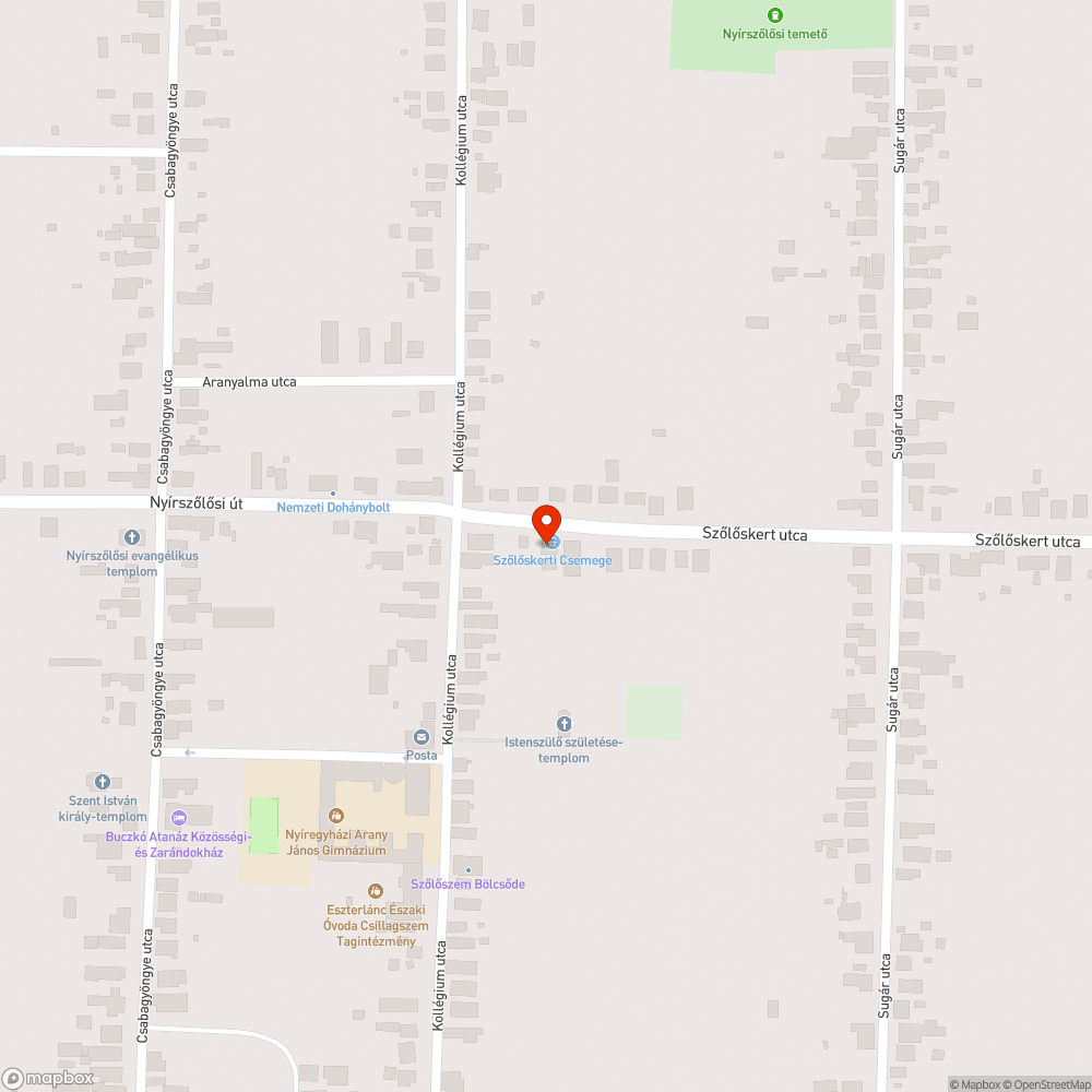 Nincs közvilágítás bejelentés helye