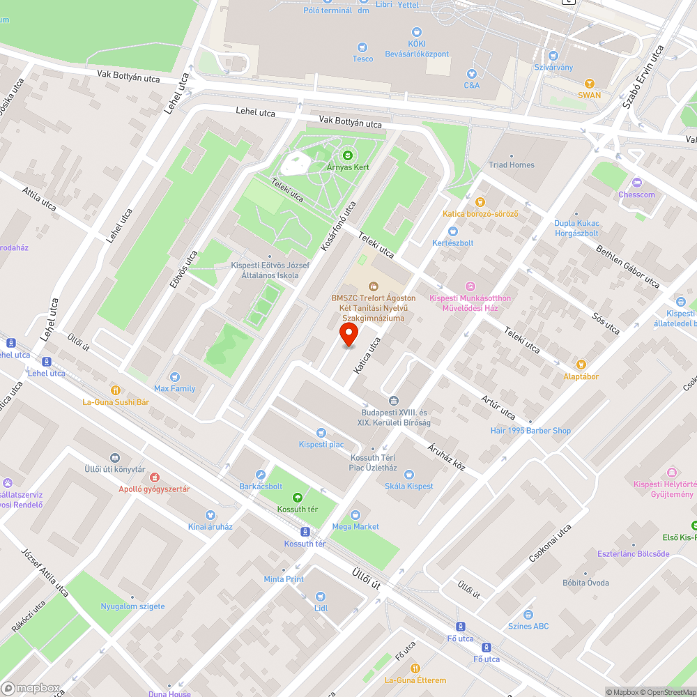 Fának támasztva bejelentés helye