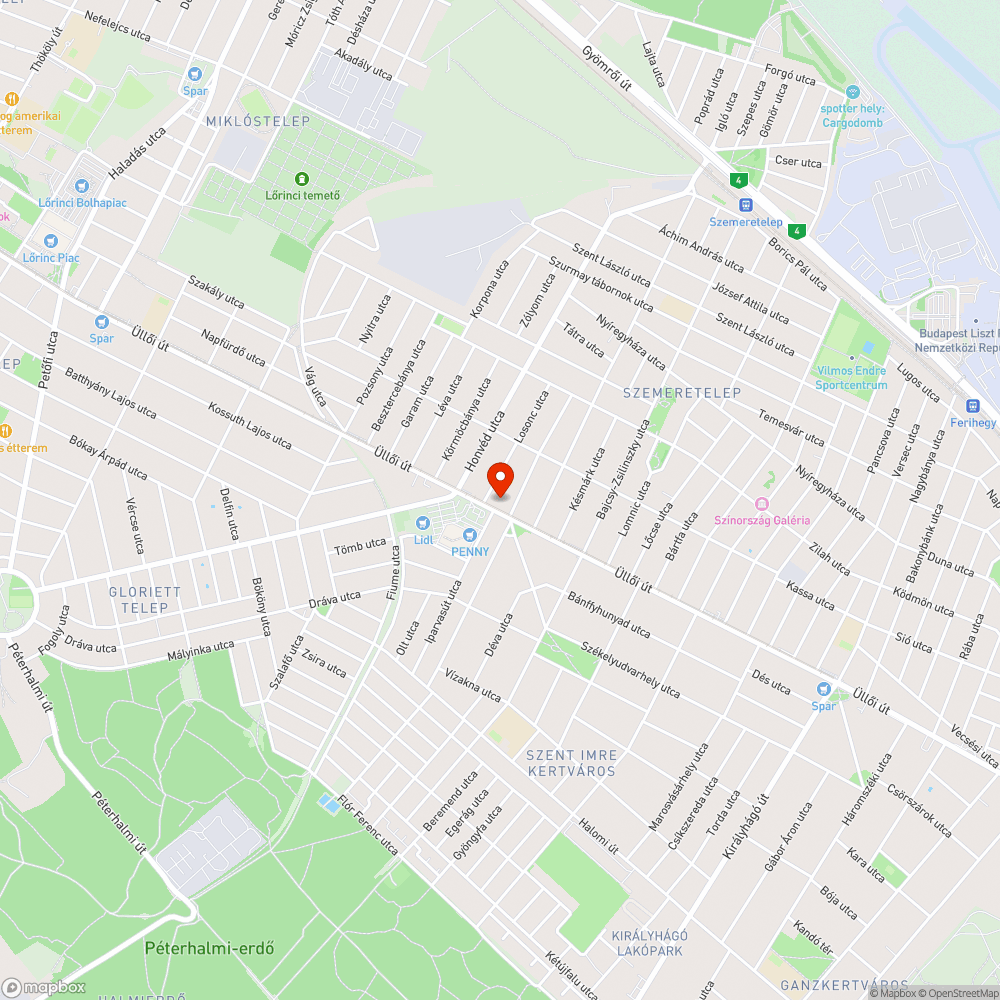 Nincs közvilágitás bejelentés helye