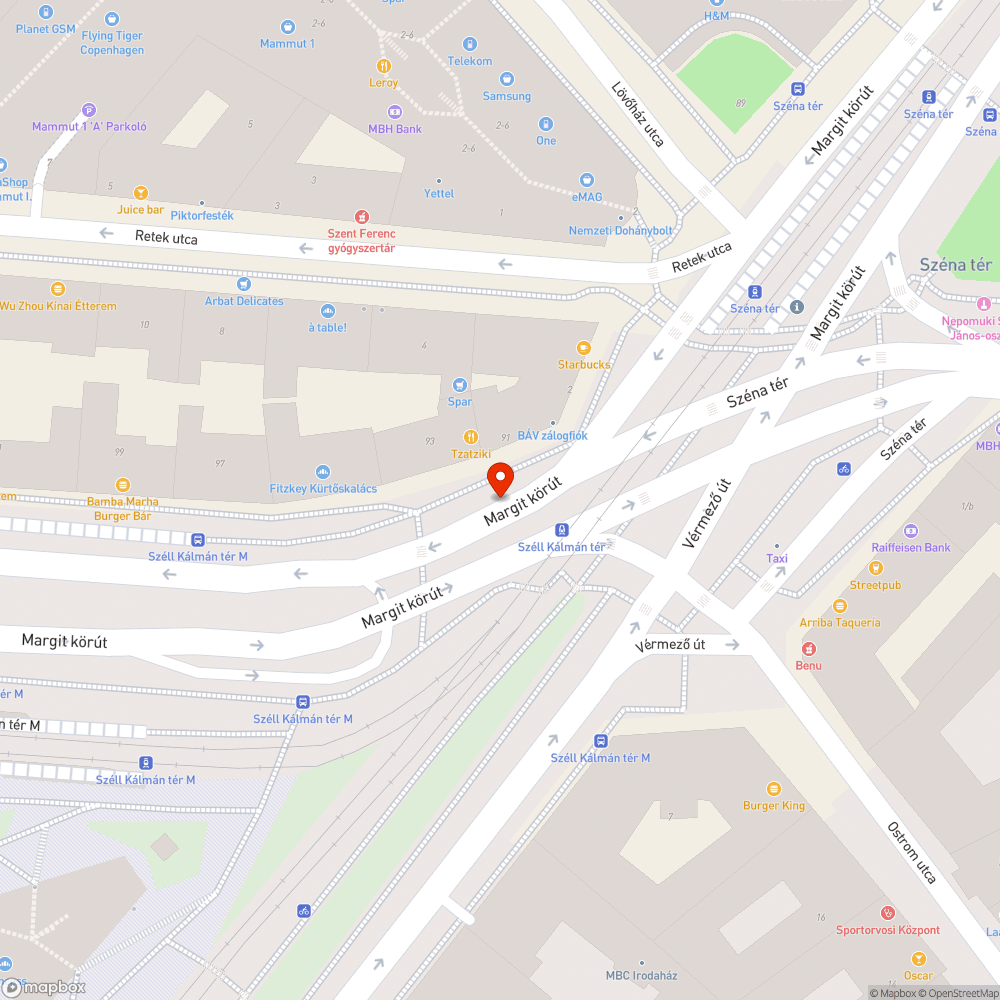 Leszaladt jelzőlámpa bejelentés helye