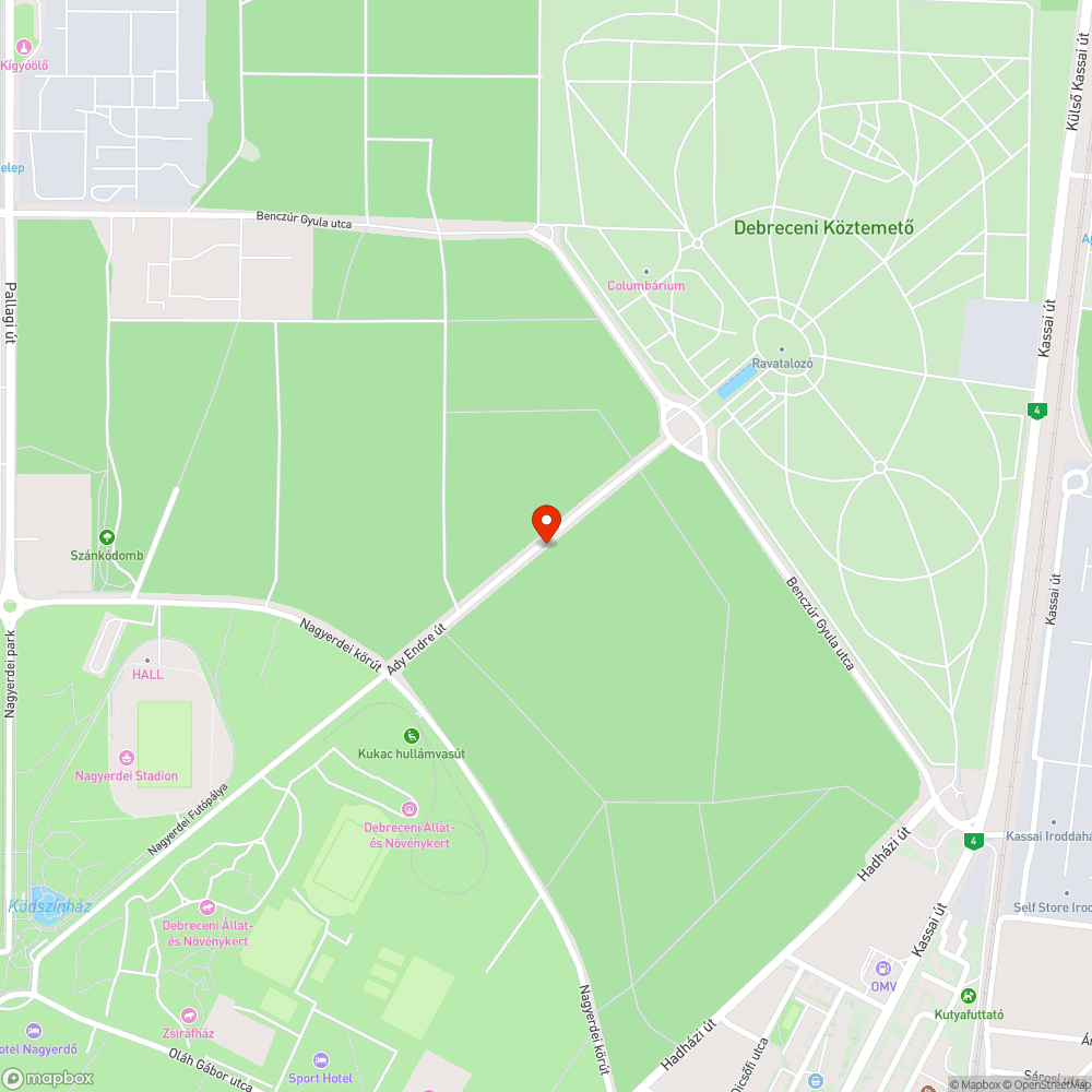 Borzasztó állapotban lévő útszakasz bejelentés helye