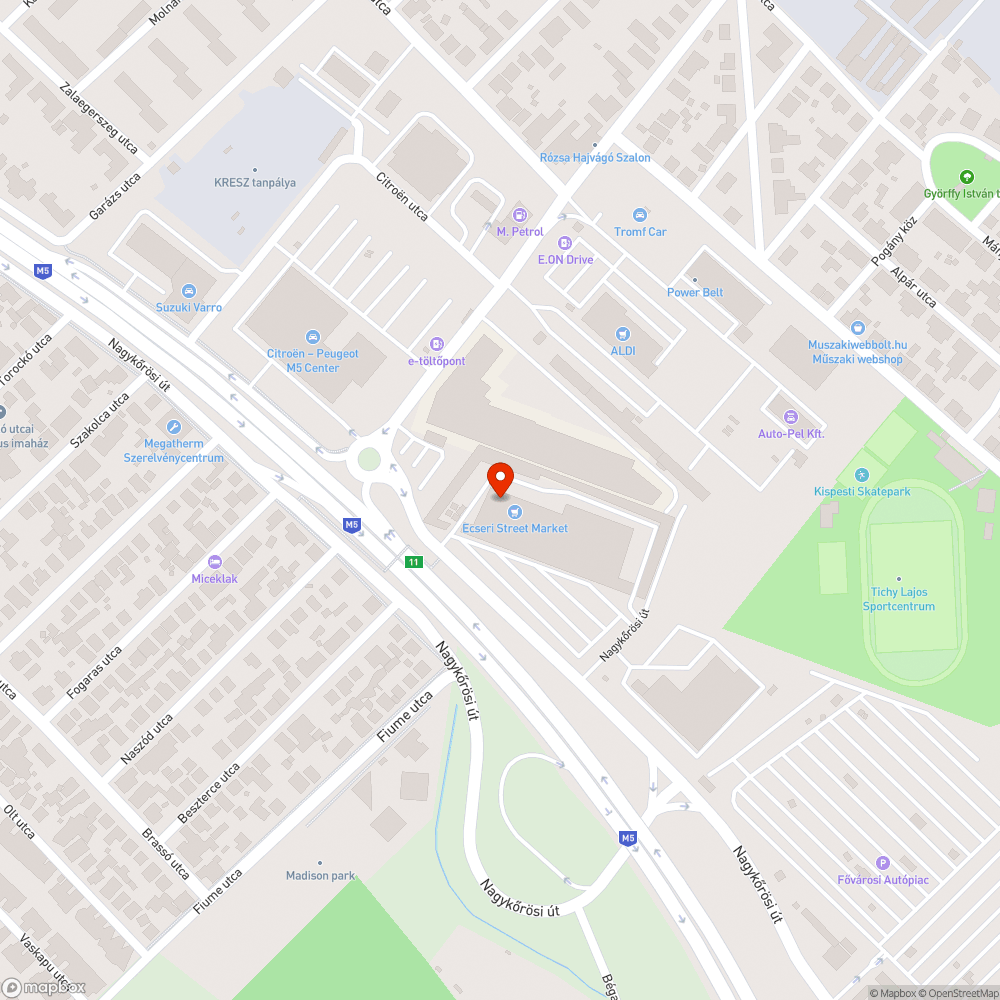 Kidőlt szekrény bejelentés helye