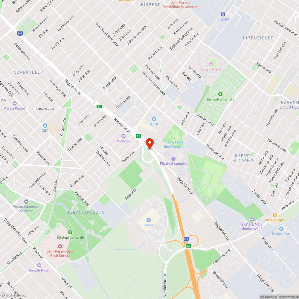 Szeméthegyek az út mentén bejelentés helye