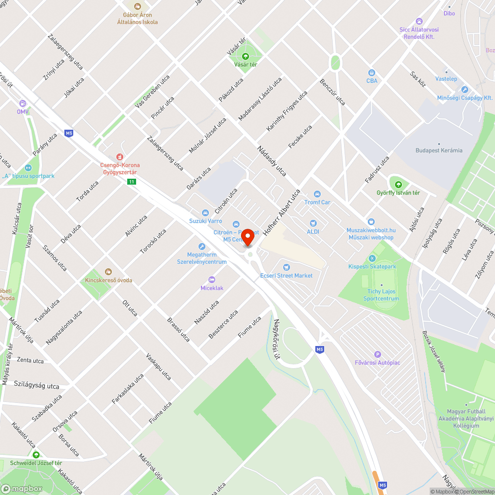 Blokktégla törmelék bejelentés helye