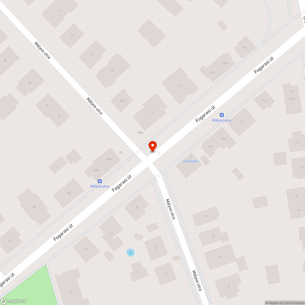 Kidöntött KRESZ tábla bejelentés helye