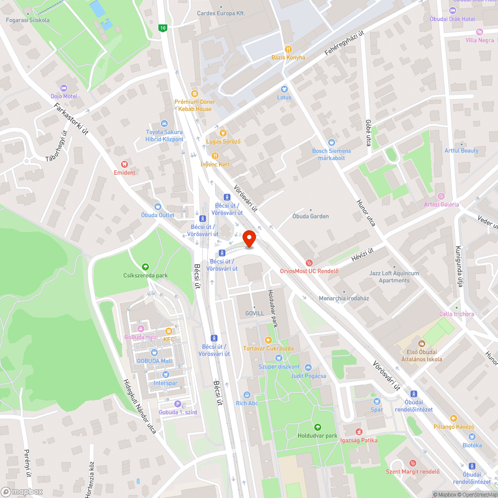 Graffiti bejelentés helye