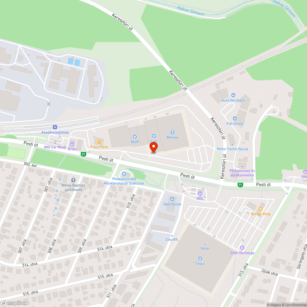 Nem világít bejelentés helye