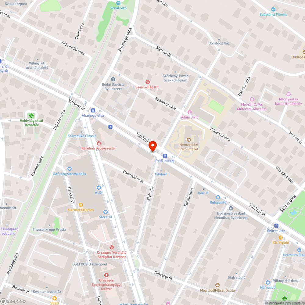 Rendszeres parkoló autók a kerékpársávon bejelentés helye