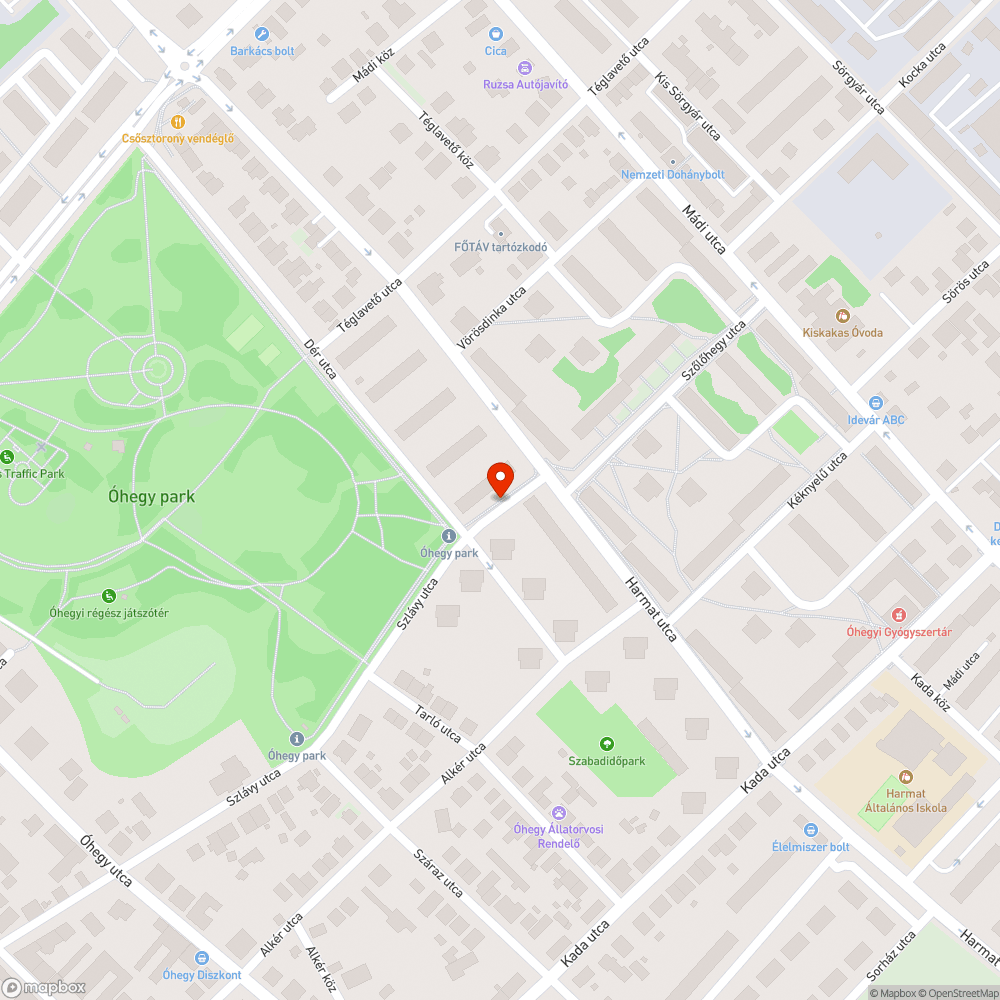 Kidőlt  fa bejelentés helye