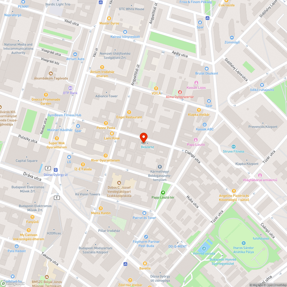 Telefonfülke üvege bejelentés helye